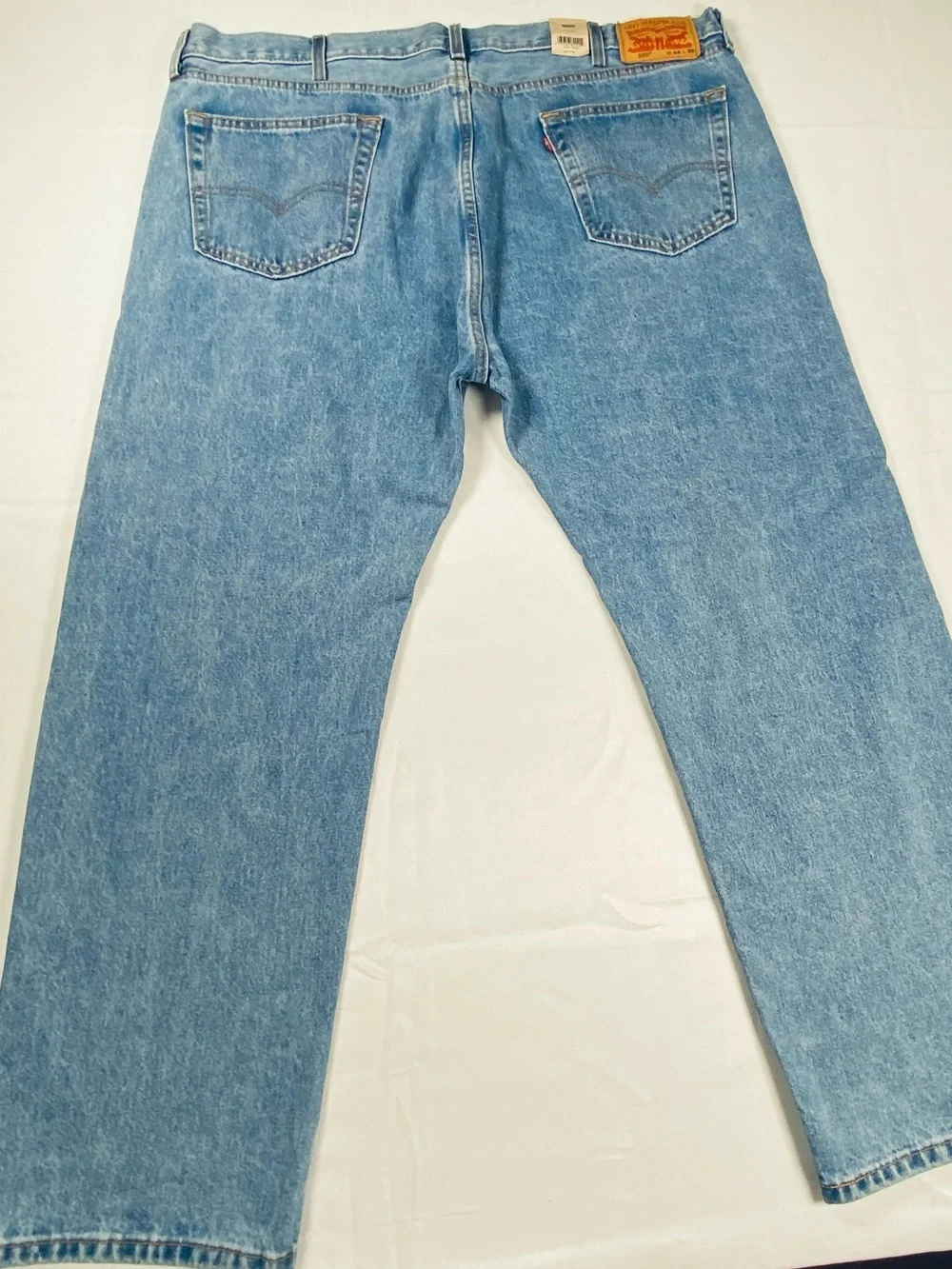 Levi’s 505 Regular Fit Jeans Mens 44x30 Medium Wash Blue 100% Cotton NWT